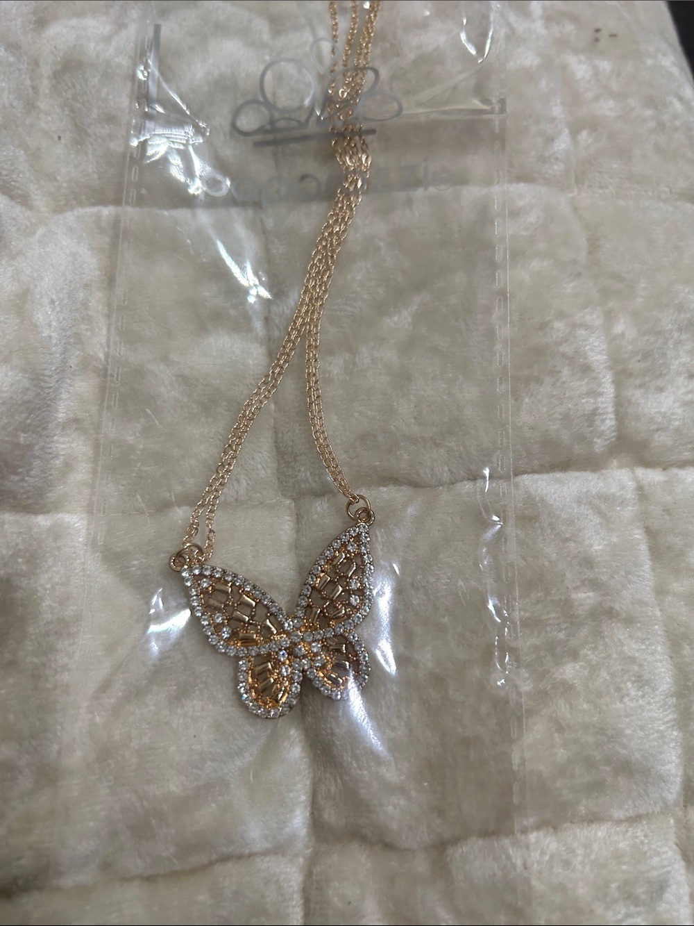 New Butterfly necklace and earring